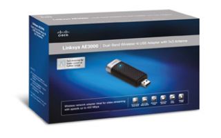 Cisco Linksys AE3000 Dual Band Wireless N USB Wi Fi Adapter   3 x 3 