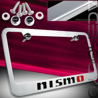Nismo Chrome License Plate Frame 240sx 300zx 350Z 370Z