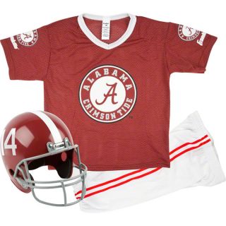 Alabama Crimson Tide Kids Youth Football Helmet and Uniform Set