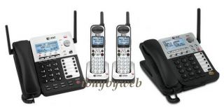 AT&T SB67138 DECT 6.0 4 Line Corded/Cordless Phones +1 SB67108 +1 