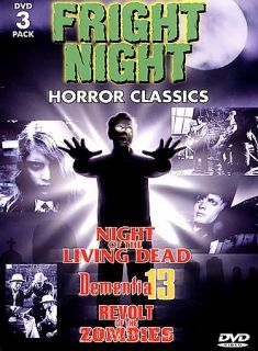 Fright Night Horror Classics 3 Pack DVD, 1998, 3 Disc Set