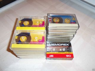 24 Memorex DBS DS 60 90 MIN Blank Audio Cassette Tapes New SEALED 