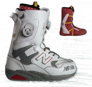 New Balance x 686 580 Dual Boa Snowboard Boots Size 9 5 New Limited 