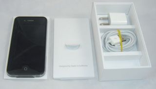   in Box Black 8GB Verizon iPhone 4 New Condition Under Warranty
