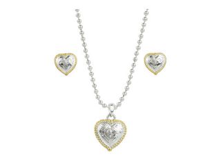 00 nocona silver bead necklace earrings set $ 20 00