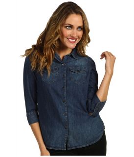 Calvin Klein Jeans Petite Petite Fitted Denim Shirt $55.99 $69.50 