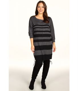DKNY Jeans Plus Size Plus Size Striped Sweater Dress $60.99 $79.00 