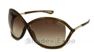 New Tom Ford Sunglasses TF 9 Whitney Brown TF9 692 Auth