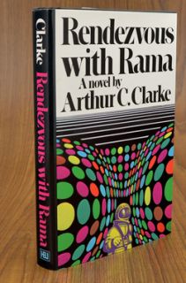 Rendezvous with Rama Arthur C Clarke 1st Ed HC DJ 1973