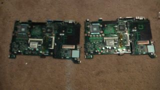 Lot of 2 Toshiba Satellite A70 A75 Motherboards Untested