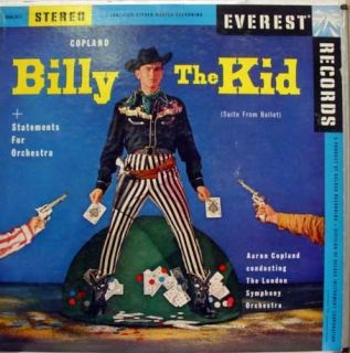 Aaron Copland Billy The Kid LP Mint SDBR 3015 Everest Belock Press ED1 