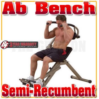   Fitness Semi Recumbent AB Crunch Bench BFAB20 Abdominal Machine