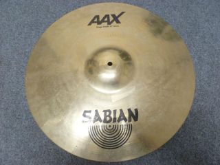 Cracked Sabian AAX Stage 20 Crash Cymbal