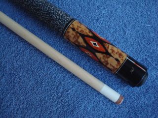 Custom J&J America POOL CUE, with LAYERED LEATHER TIP, Brand new, not 
