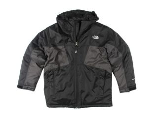 North Face Boys Insulated Abernathy Waterproof Winter Jacket Black XS 