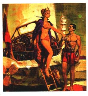 Robert Abbett Edgar Rice Burroughs Mars 8 1 2 x 11 Cover Print