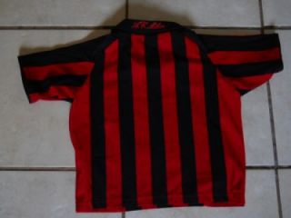 bwin ac milan soccer jersey youth small