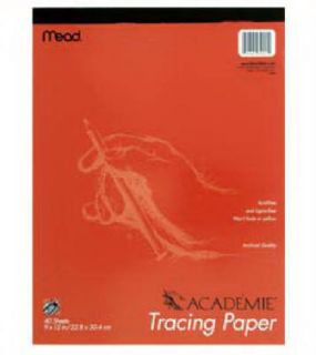 Mead 3pk 40 Count 12 x 9 Academie Tracing Paper