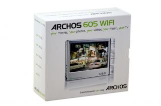 all accessories included archos 605 wifi 4 gb portable digital media 