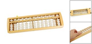 School Office Calculation Japanese Soroban Wood Abacus