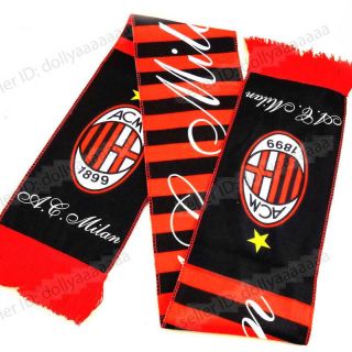 New AC Milan Football Club Soccer Soft Scarf Shawl