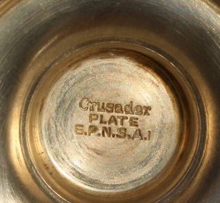 Antique Australian Art Deco Crusader Plate Tea Service Pot Sugar 