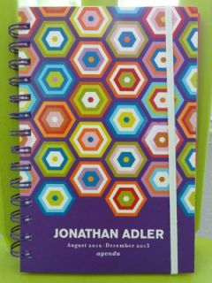   JONATHAN ADLER Honeycomb Agenda Planner Academic Date Book Calendar