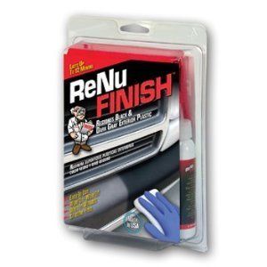 WIPE NEW AS SEEN ON TV BY RE NU FINISH AUTO TRIM RESTORATION LASTS 12 