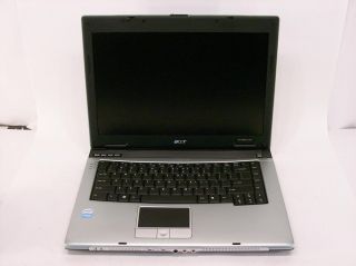 Acer TravelMate 2480 Windows 7 Cel M 1 86GHz 2GB 60GB Combo Laptop 