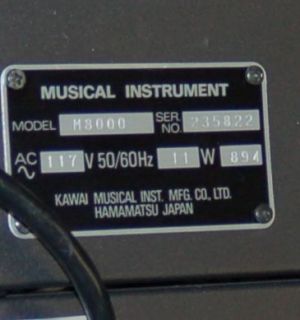 Kawai M8000 MIDI Controller Keyboard with Anvil Flight Case