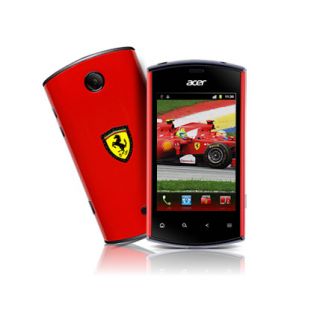   Factory Unlocked Acer Liquid Mini Ferrari Edition Mobile Phone   Red