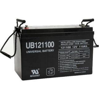 UPG 12V 110AH AGM Solar Battery UB121100 Replaces Group 31