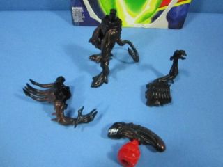 Alien Action Figures Night Cougar Scorpion Alien w Misc Accessories 
