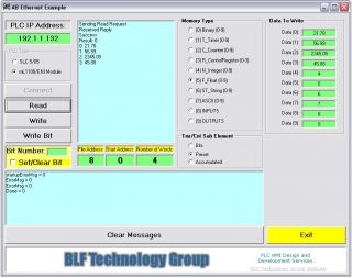 Allen Bradley Ethernet ActiveX PLC Driver   Create your own Run Time 