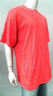 ALSTYLE Apparel Activewear Mens Cotton Basic T Shirt Sz 2XL Red Short 