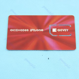 Universal Activation Activate Sim Card for iPhone 2G 3G 3GS 4 4S 5 5g 