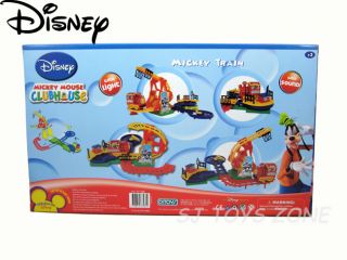 Disney Mickey Mouse Club House Train Set with Track/Rail, Choo Sound 