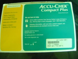 Accu Check Compact Plus Diabetes Monitoring Kit