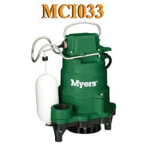   the hole myers mci033 1 3 hp submersible cast pump vertical switch