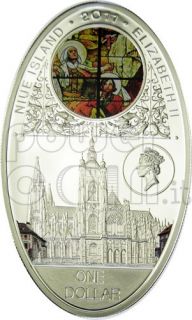 GOTHIC CATHEDRALS SVATEHO VITA PRAGUE St Vitus Cathedral Silver Coin 1 