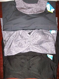 Old Navy Active Racerback Tank Top Workout Top Womens M Black Charcoal 