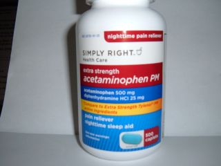 Acetaminophen PM 500 Ct Sleep Ext Str Volume Discount