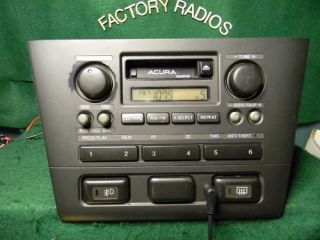 96 98 Acura RL Cassette Radio iPod SAT  Aux Input 39101 Sz3 A020 M1 