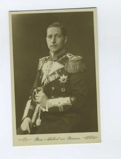 Prince Adalbert Prussia Germany Switzerland RARE Personal Signed 