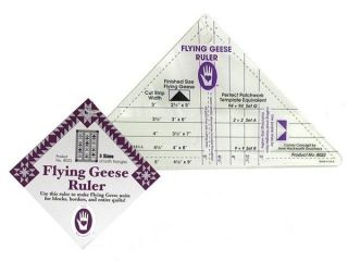 Marti Michell Flying Geese Quilting Ruler 5 Sizes 8040A