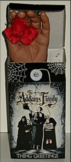 Classic Vintage Addams Family Thing Hand Greeting Jack in The Box 1991 