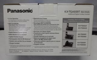 Panasonic KX TGA939T Extra Handset Metallic Black