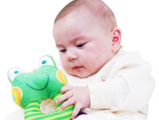 Lala New Baby Pram Crib Toy Activity Cute Frog Rattles