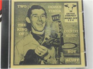 CD Roy Acuff  Two Dozen Times The King of Country Music Country 