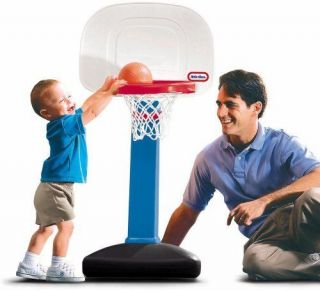    Adjustable Court Basketball System Backboard Portable Rim Hoops New
